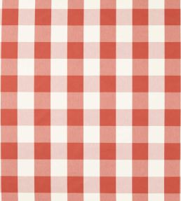 Central Check Fabric by Scion Tomato