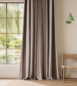 Central Stripe Fabric by Scion Chocolate