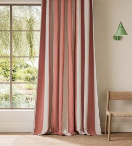Central Stripe Fabric by Scion Tomato