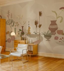 Centrepiece Composition Mural by Tres Tintas Pink