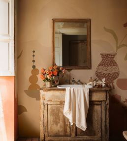 Centrepiece Composition Mural by Tres Tintas Pink