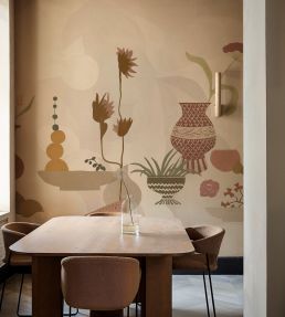 Centrepiece Composition Mural by Tres Tintas Pink