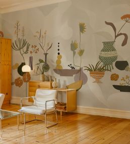 Centrepiece Composition Mural by Tres Tintas Purple