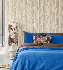 Ceramic Arches Wallpaper by Eijffinger Green