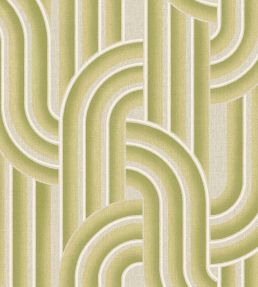 Ceramic Arches Wallpaper by Eijffinger Lime Green