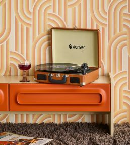 Ceramic Arches Wallpaper by Eijffinger Orange/Terracotta