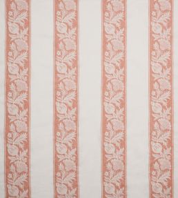 Cerney Stripe Fabric by Nina Campbell Coral