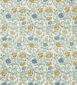 Chabot Fabric by Nina Campbell Blue/Yellow