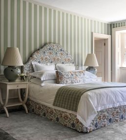 Chabot Fabric by Nina Campbell Blue/Yellow
