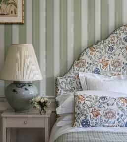 Chabot Fabric by Nina Campbell Blue/Yellow
