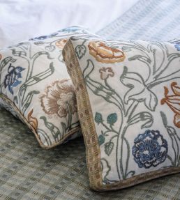 Chabot Fabric by Nina Campbell Blue/Yellow