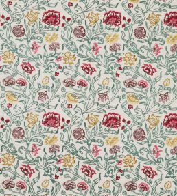Chabot Fabric by Nina Campbell Green/Red