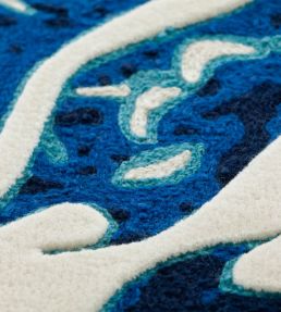 GAN Blue China rug White 02CD36224MP24-250 White