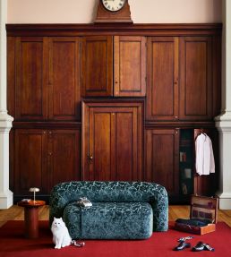 Chalfont Fabric by Kirkby Design Petrol
