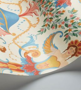Chamber Angels Wallpaper by Cole & Son Cerulean
