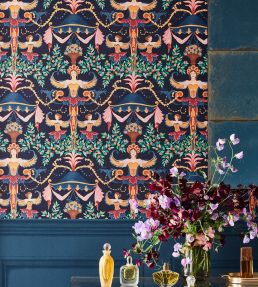 Chamber Angels Wallpaper by Cole & Son Denim