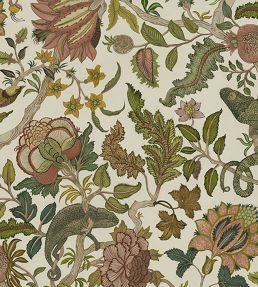 Chameleon Trail Fabric by Josephine Munsey Dusty Pinks and Olive