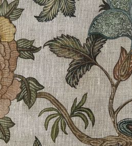Chameleon Trail Fabric by Josephine Munsey Lemon and Light Blue