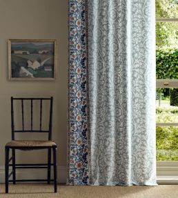Chamomile Embroidery Fabric by Morris & Co Woad