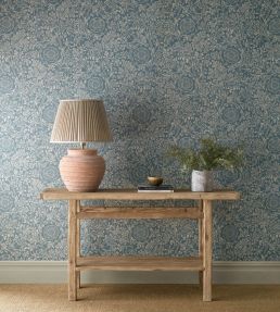 Chamomile Wallpaper by Morris & Co China Blue