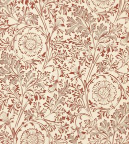 Chamomile Wallpaper by Morris & Co Flax/Madder