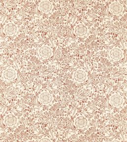 Chamomile Fabric by Morris & Co Russet