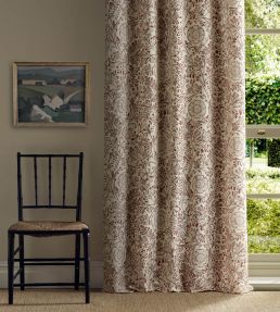 Chamomile Fabric by Morris & Co Russet
