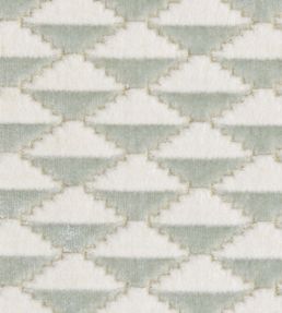 Chand Baori Fabric by JORO J3-Sky/Ecru