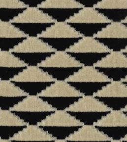 Chand Baori Fabric by JORO J5-Black/Linen