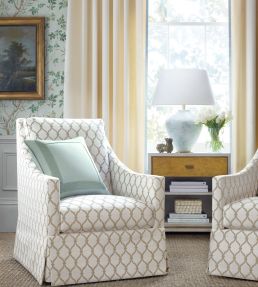 Chandler Fabric by Thibaut Ebony