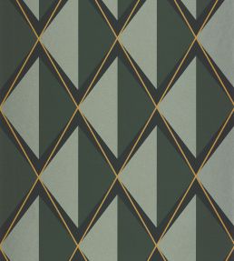 Chaplin Wallpaper by Casadeco Vert Taiga