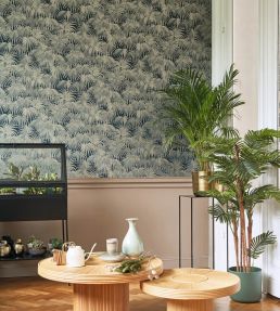 Charleston Wallpaper by Casadeco Vert Kaki