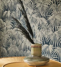 Charleston Wallpaper by Casadeco Vert Kaki
