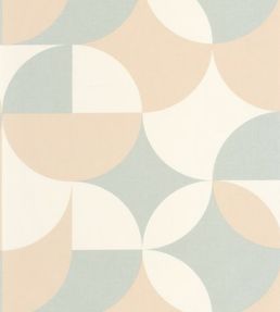 Charly Wallpaper by Caselio Beige Bleu