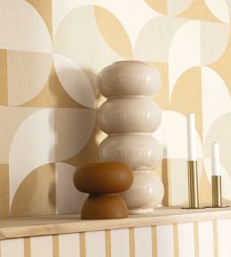 Charly Wallpaper by Caselio Beige