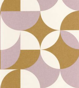 Charly Wallpaper by Caselio Vert Violet