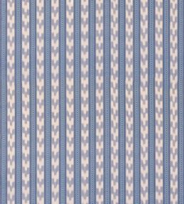 Chart Stripe Fabric by Mulberry Home Blue