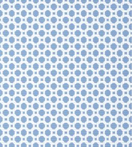 Charter Wallpaper by Thibaut Blue