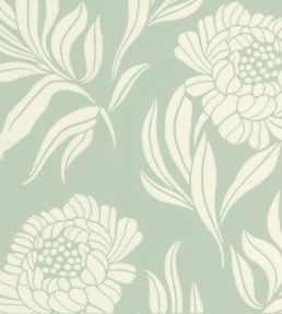 Chatsworth Wallpaper by 1838 Wallcoverings Duck Egg Blue