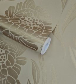 Chatsworth Wallpaper by 1838 Wallcoverings Gold