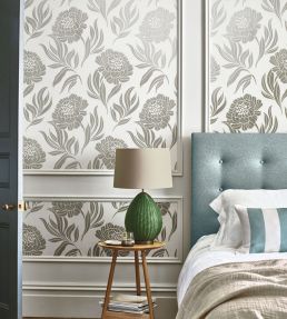Chatsworth Wallpaper by 1838 Wallcoverings Ivory Cream