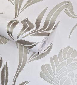 Chatsworth Wallpaper by 1838 Wallcoverings Ivory Cream