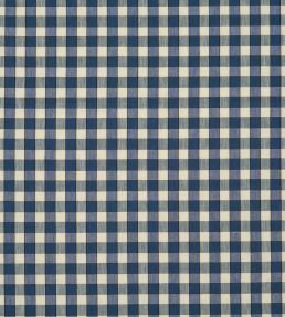 Check Fabric by Nina Campbell Blue