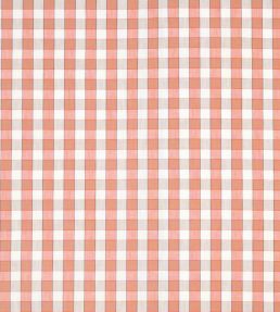 Check Fabric by Nina Campbell Coral