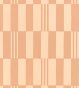 Checkerboard Wallpaper by Kirkby Design Pink Apricot