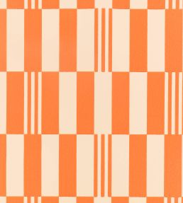 Checkerboard Wallpaper by Kirkby Design Tangelo