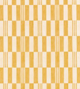 Checkerboard Recycled Fabric by Kirkby Design Sunshine
