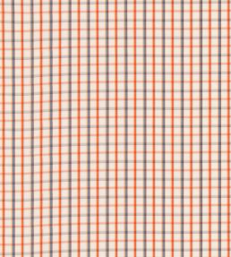 Checkers Fabric by George & Minnie Ink/Coral