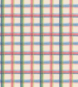 Checkers Wallpaper by George & Minnie Periwinkle/Raspberry