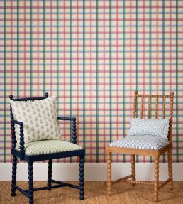 Checkers Wallpaper by George & Minnie Emerald